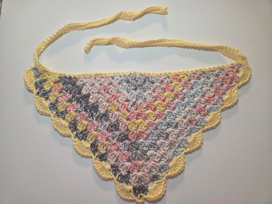 City Beat Granny Stitch Bandana with Buttercup Trim